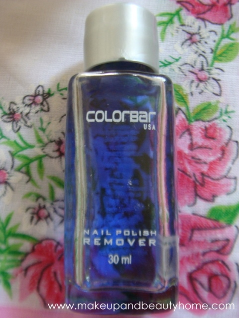colorbar nail polish remover review