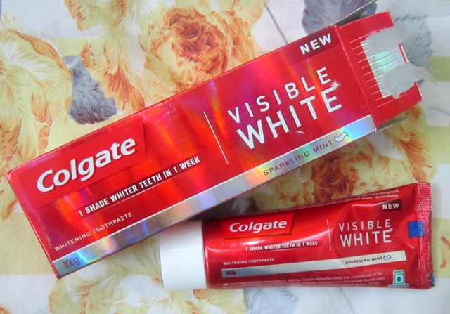 colgate visible white toothpaste review