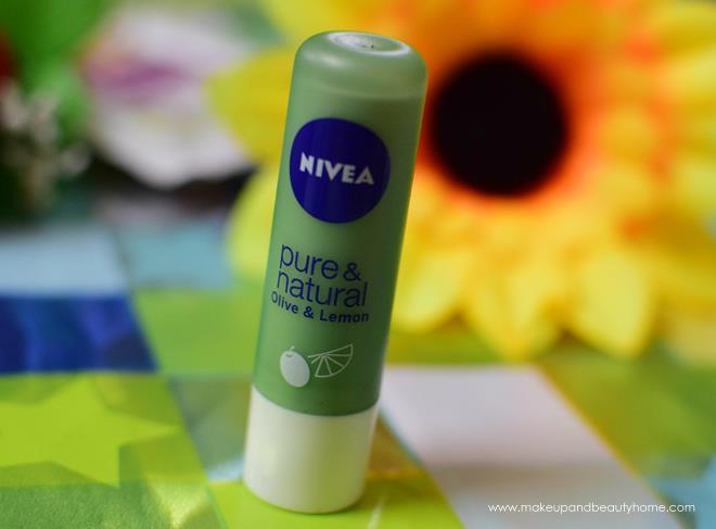 nivea lemon olive lip balm review