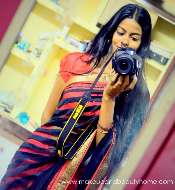 lancy in red saree