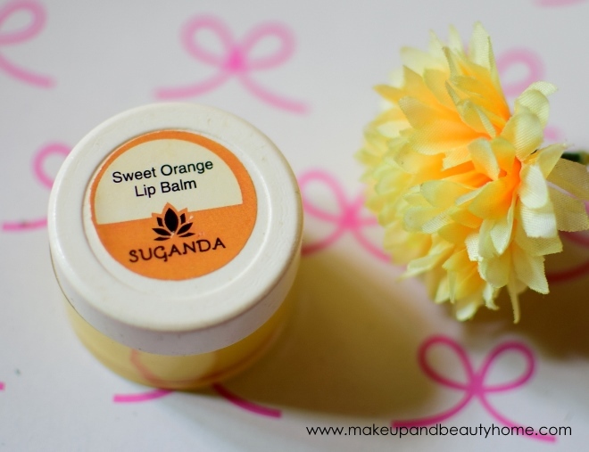 suganda sweet orange lip balm review