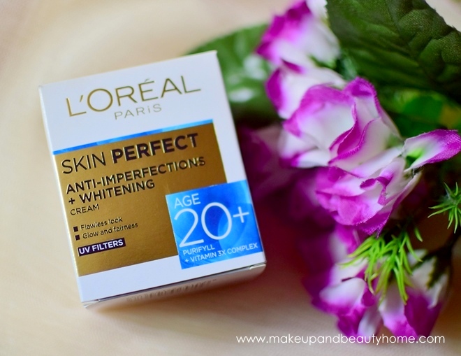 Loreal paris skin perfect 20+ whitening cream review