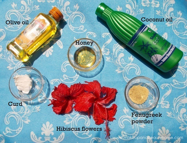 hibiscus hair pack for dry hair and dandruff