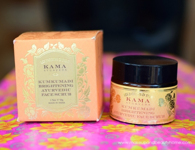 kama ayurveda brightening kumkumadi face scrub