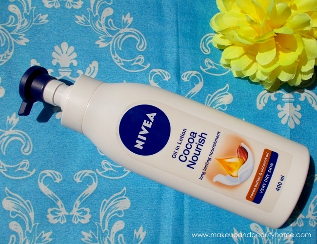 nivea cocoa nourish body lotion review