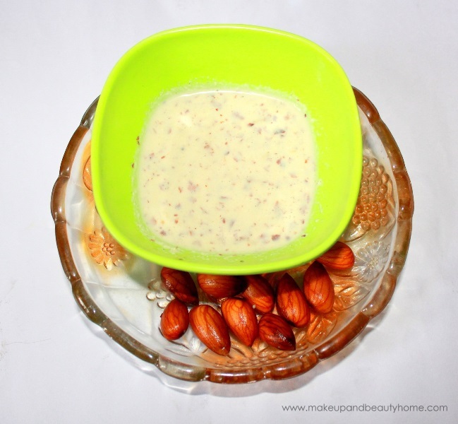 diy almond face mask