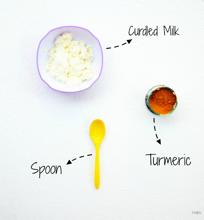 diy lacto turmeric face pack