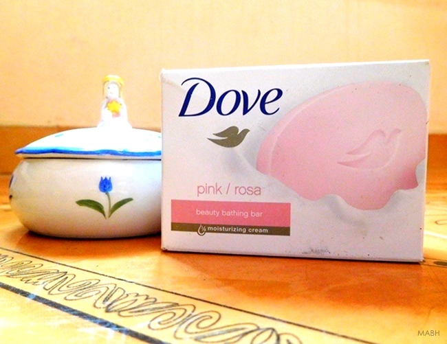 dove pink rosa beauty bathing bar